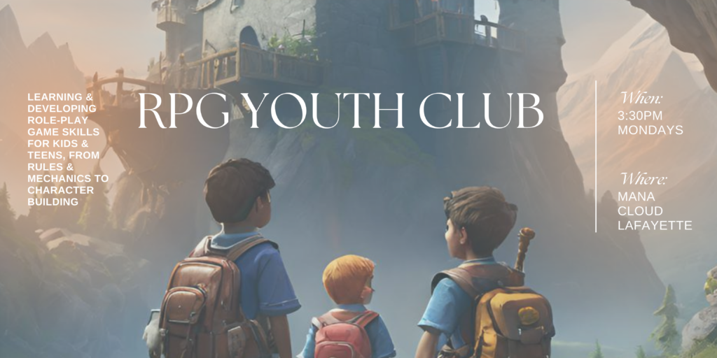 Mana Cloud Youth RPG Club Banner