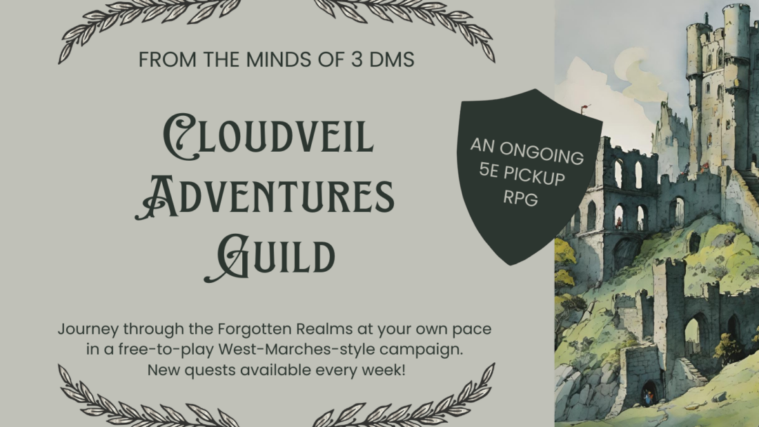 Cloudveil Adventures Guild RPG